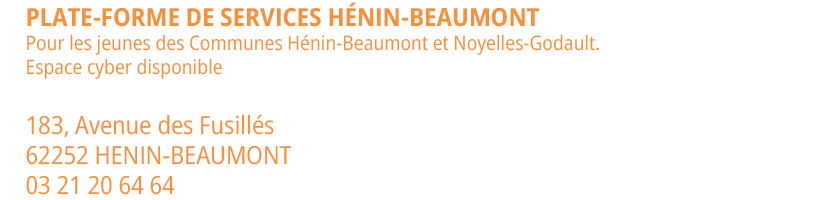 plateforme hénin carbin